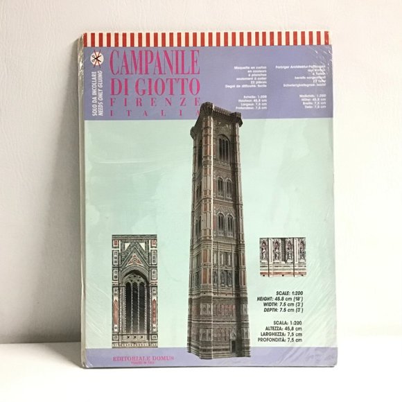 Campanile Di Giotto Firenze Itlia. Domus kit. - Picture 2 of 2